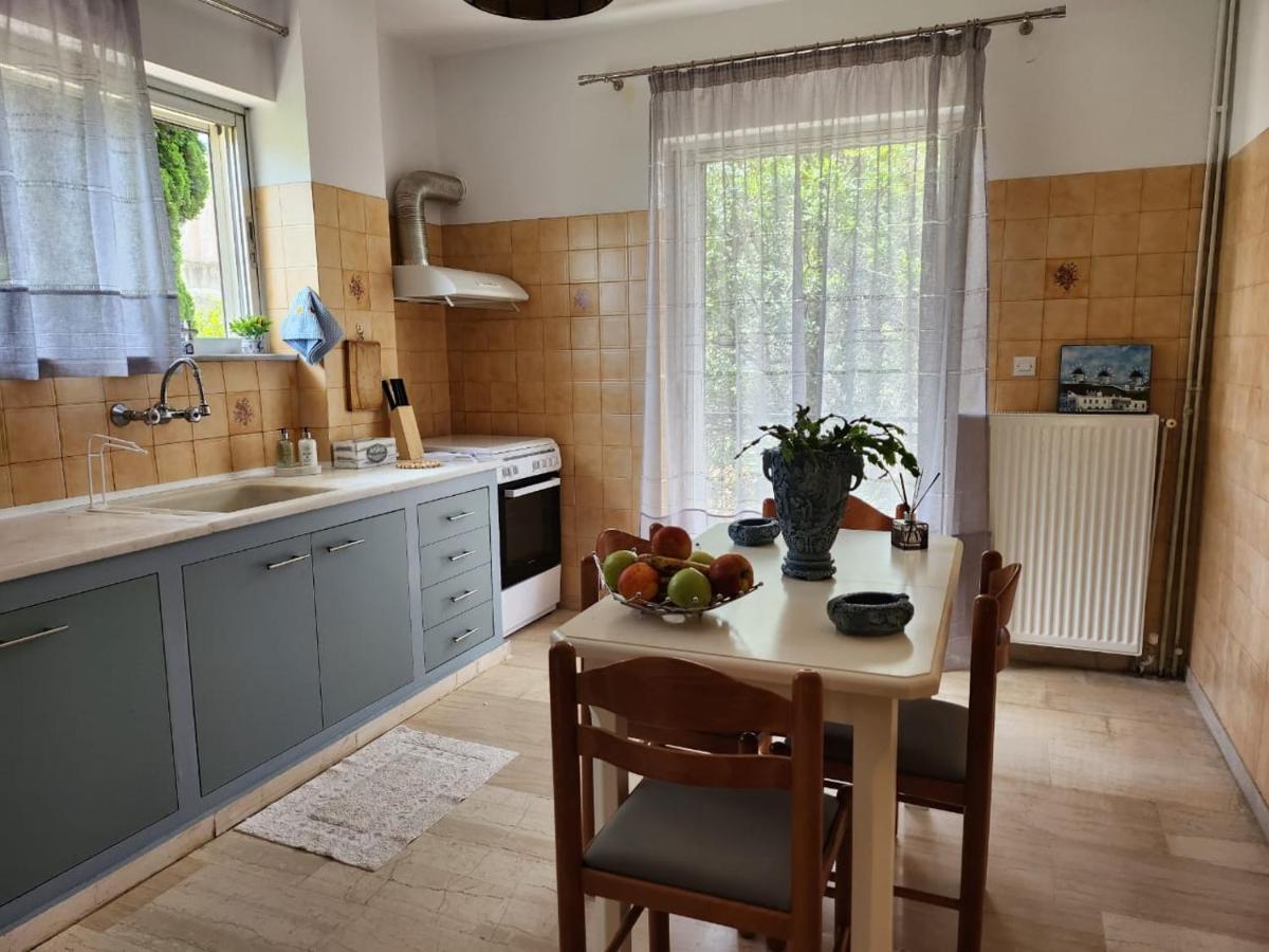 Queen Aspri Apartment 3' Min To The Beach! Антикира Экстерьер фото